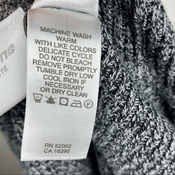 Liz Claiborne Womens Sweater Size S Petite Gray Turtleneck - Picture 9 of 9